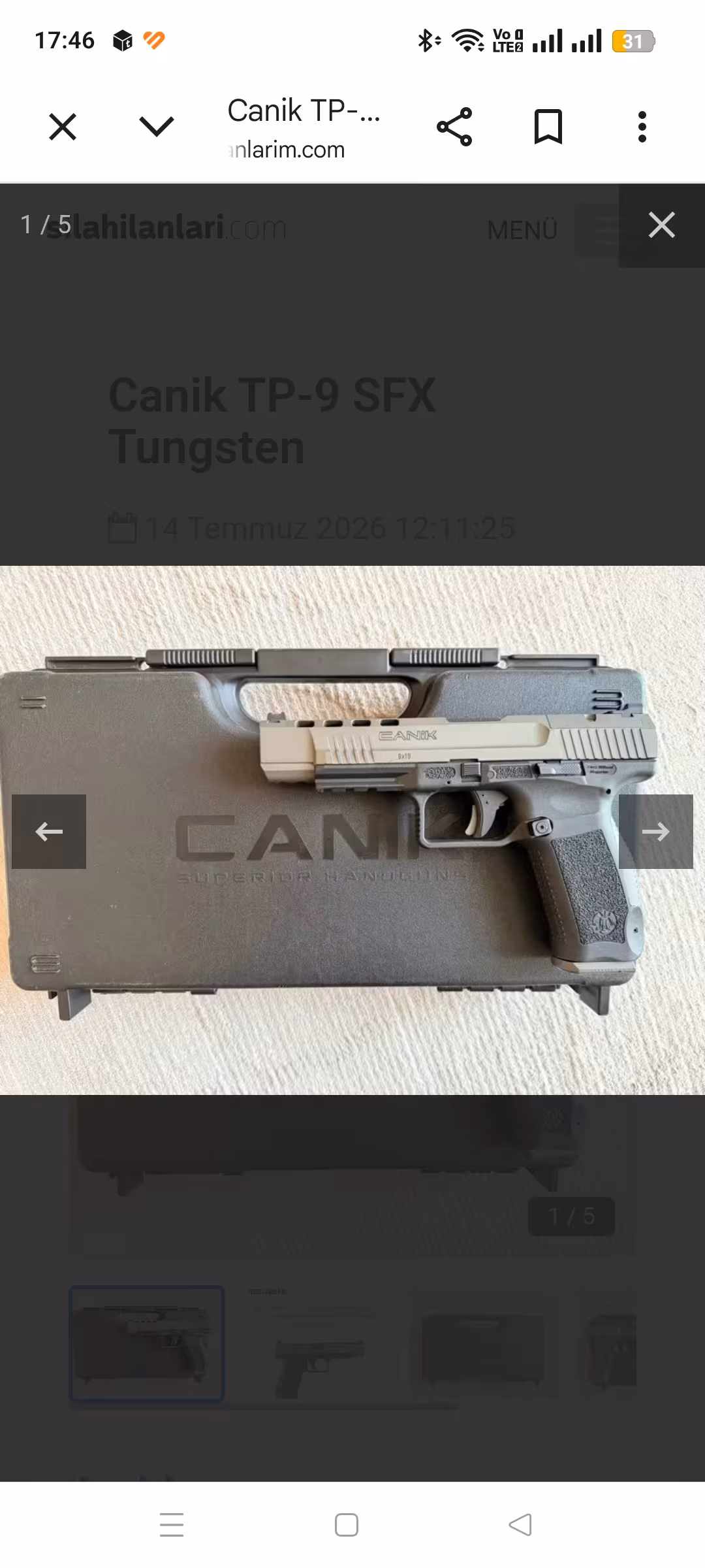 Canik TP 9 sfx tungsten