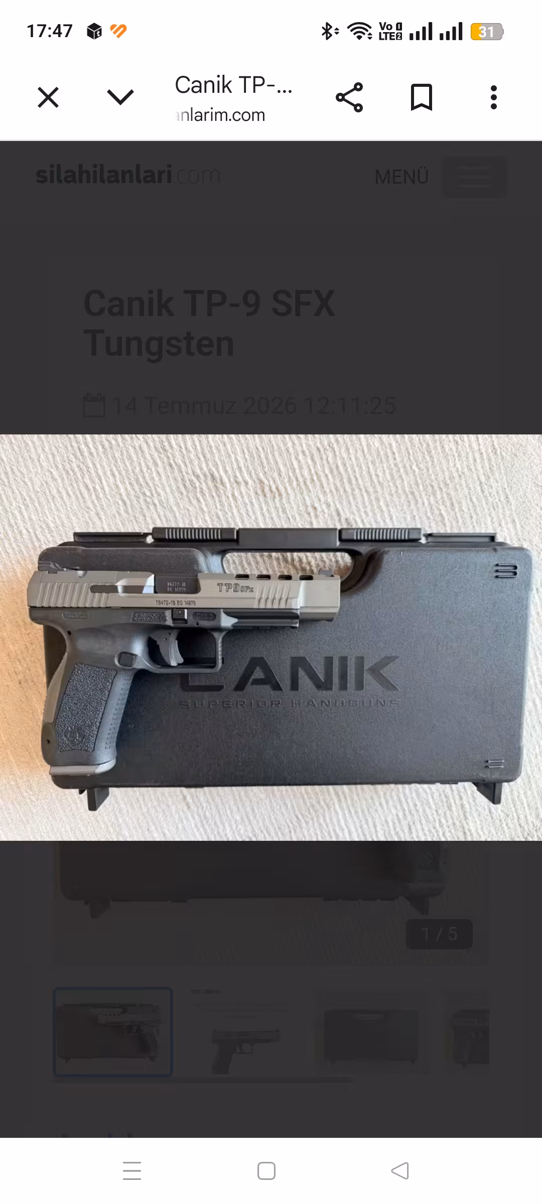 Canik TP 9 sfx tungsten