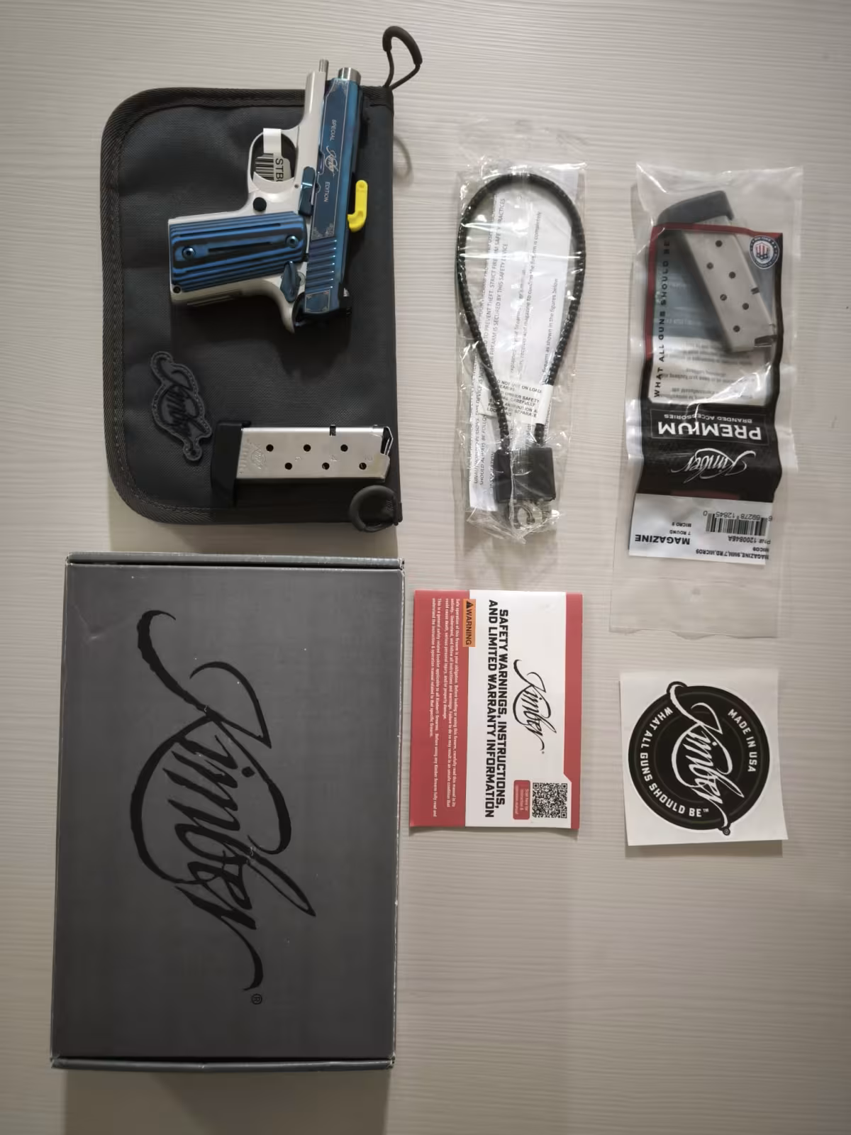 Koleksiyonluk Sıfır - Kimber Micro 9 Sapphire (Şarjör Takılmadı)