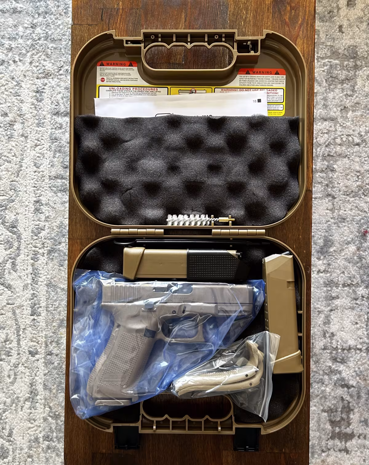 MEMURDAN GLOCK 19x Sahra - HİÇ KULLANILMAMIŞ