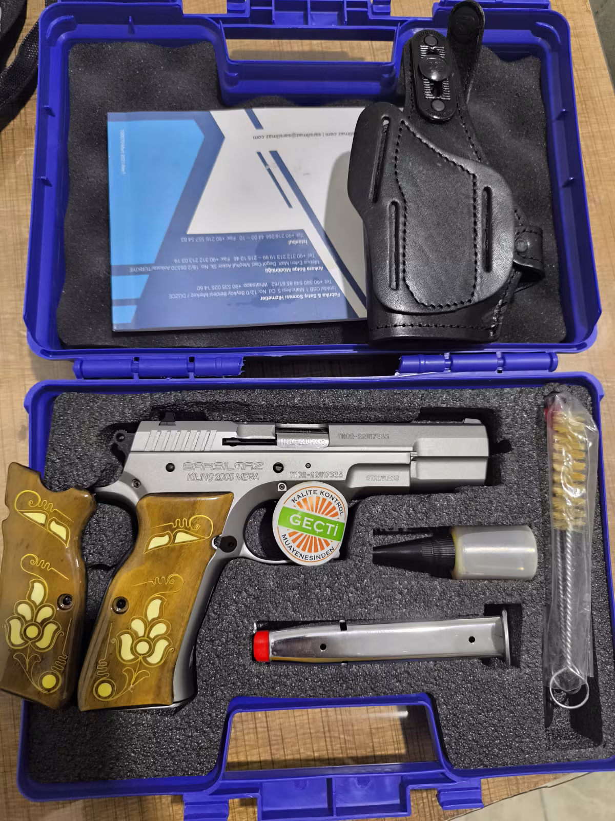 Memurdan 0 hiç atış yapılmamış sarsılmaz kılınç mega 2000 inox