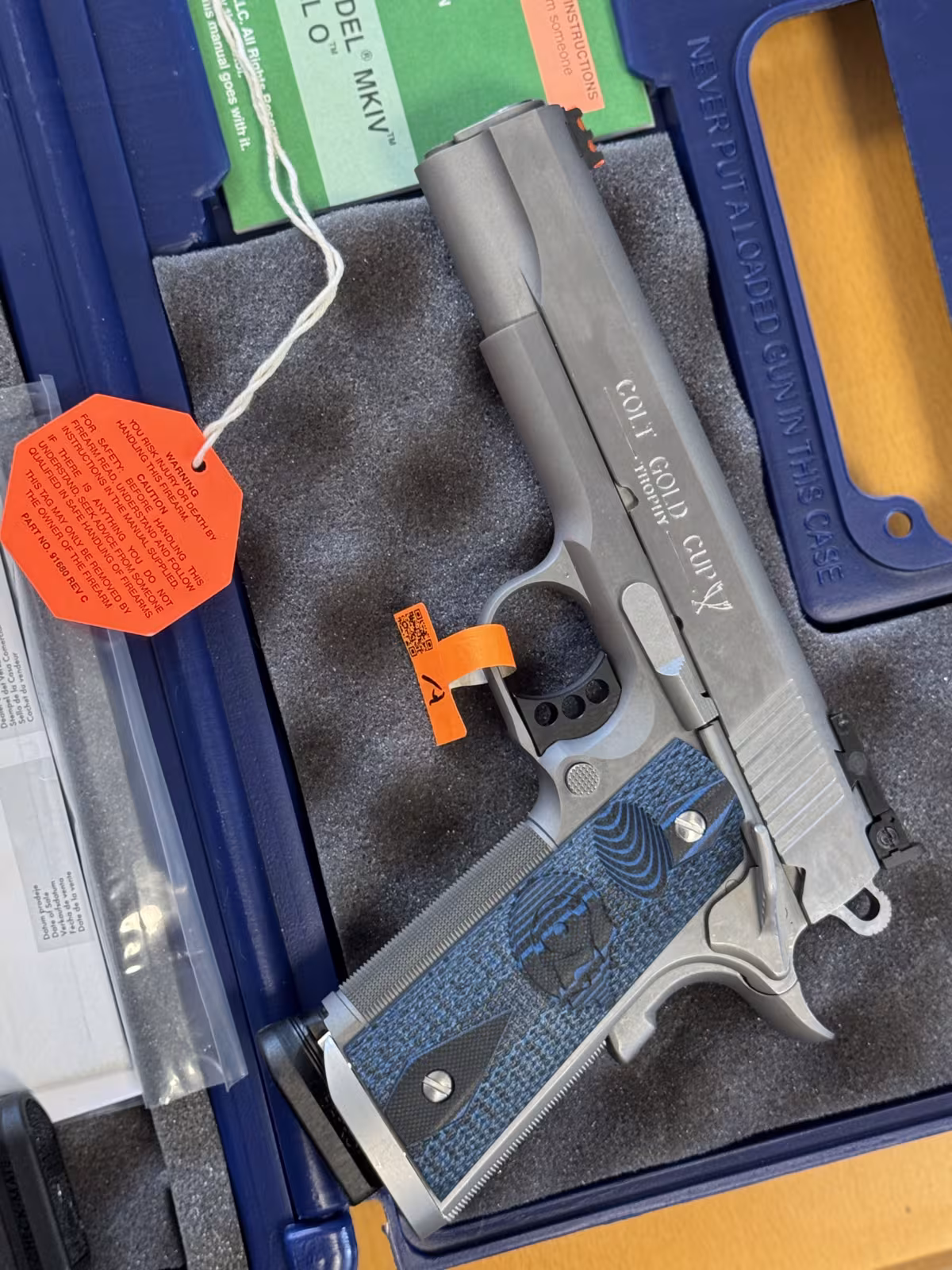 Colt gold cup trophy sıfır kutu