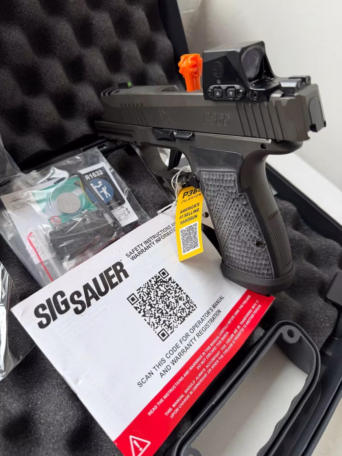 SIG SAUER P365 AXG LEGION + Orijinal SİG SAUER ROMEO-X Red Dot