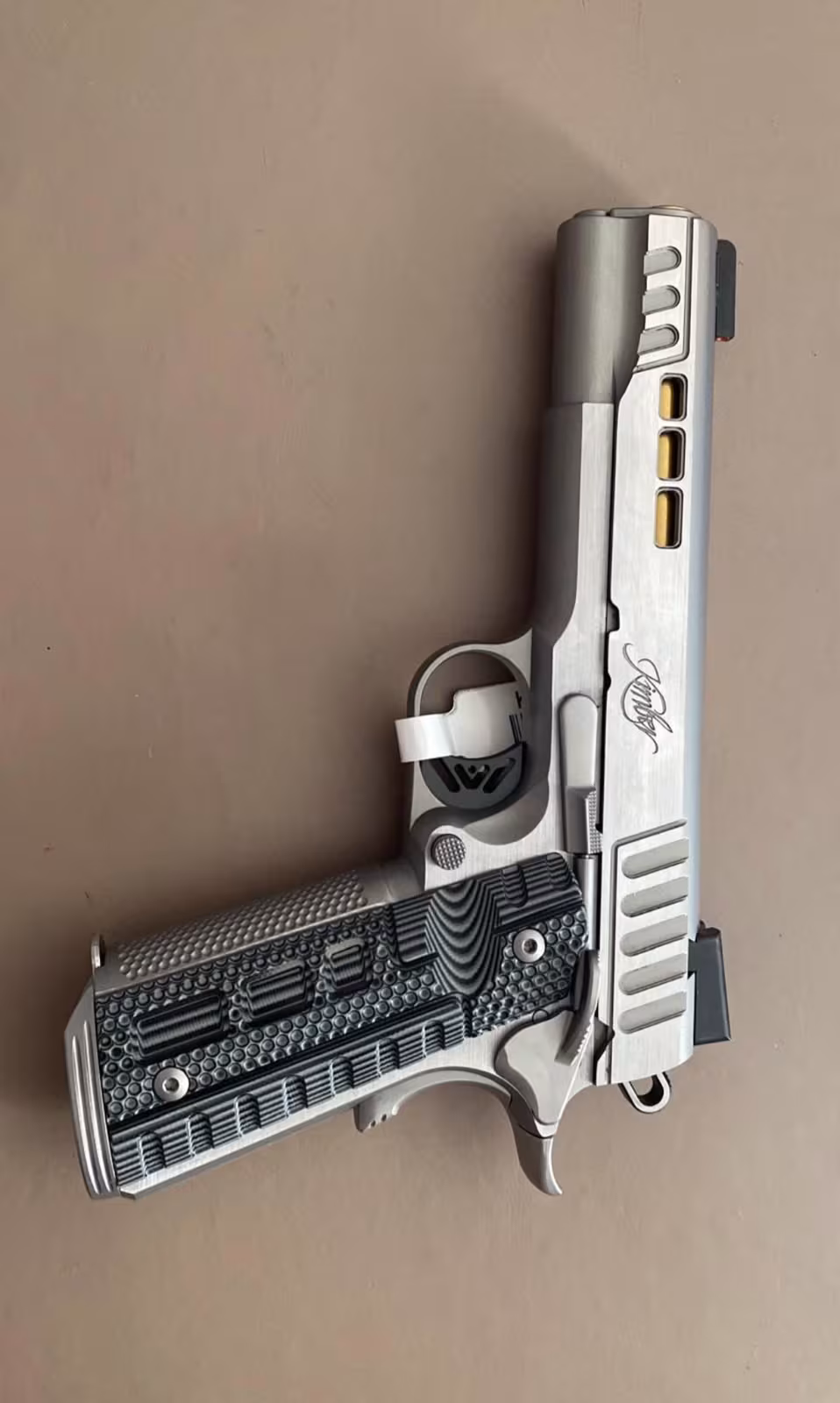 Kimber Rapide – Gümüş/Siyah Görünümlü Tabanca