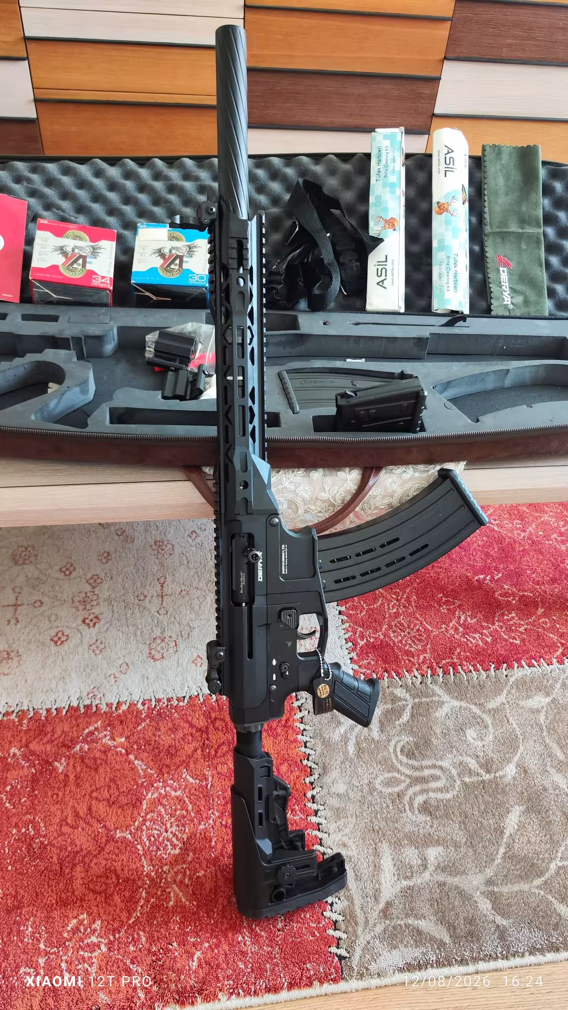 Derya mk12 yarı otomatik şarjörlü av tüfeği