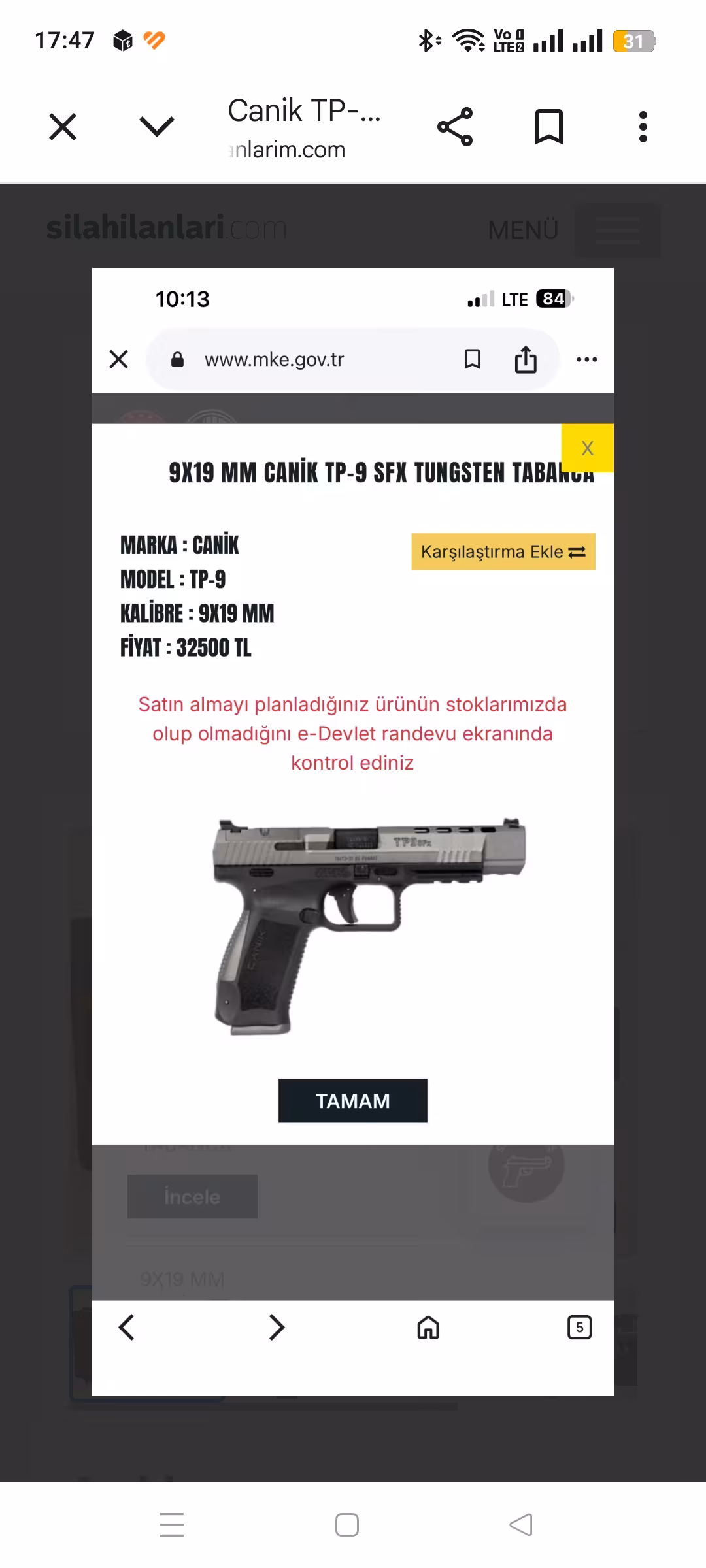 Canik TP 9 sfx tungsten