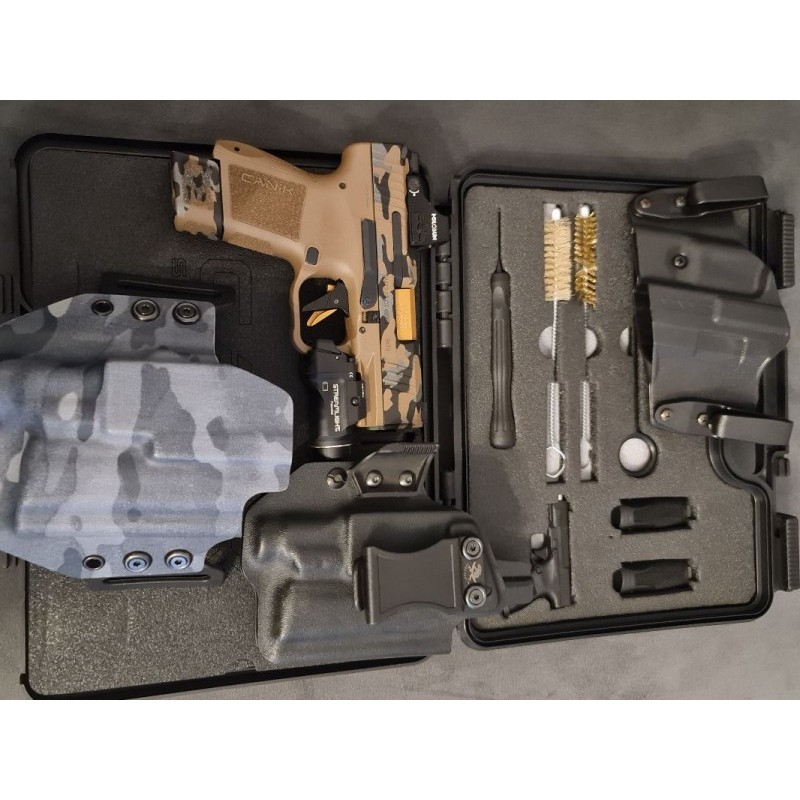 Canik mc9 cerakote kamuflaj full tactical set