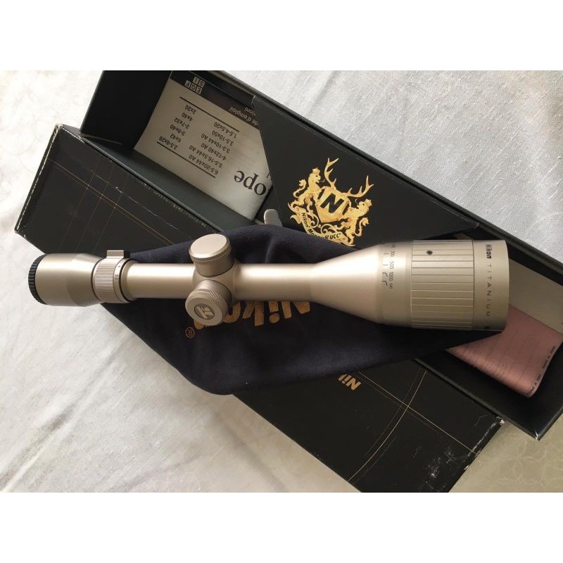 NİKON TİTANIUM YİVLİ TÜFEK DÜRBÜNÜ 3.3-10X44 MESAFE AYARLI  ORJİNAL JAPAN