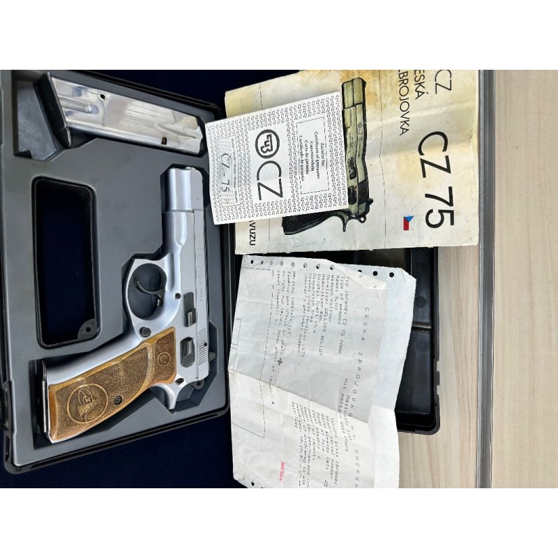 ORJİNAL KUTUSUNDA SERTİFİKALI 0 AYARINDA KROMLU CZ 75 B