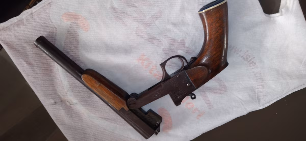 1900 model tek kırma tüfek sağlam çalışır durumda