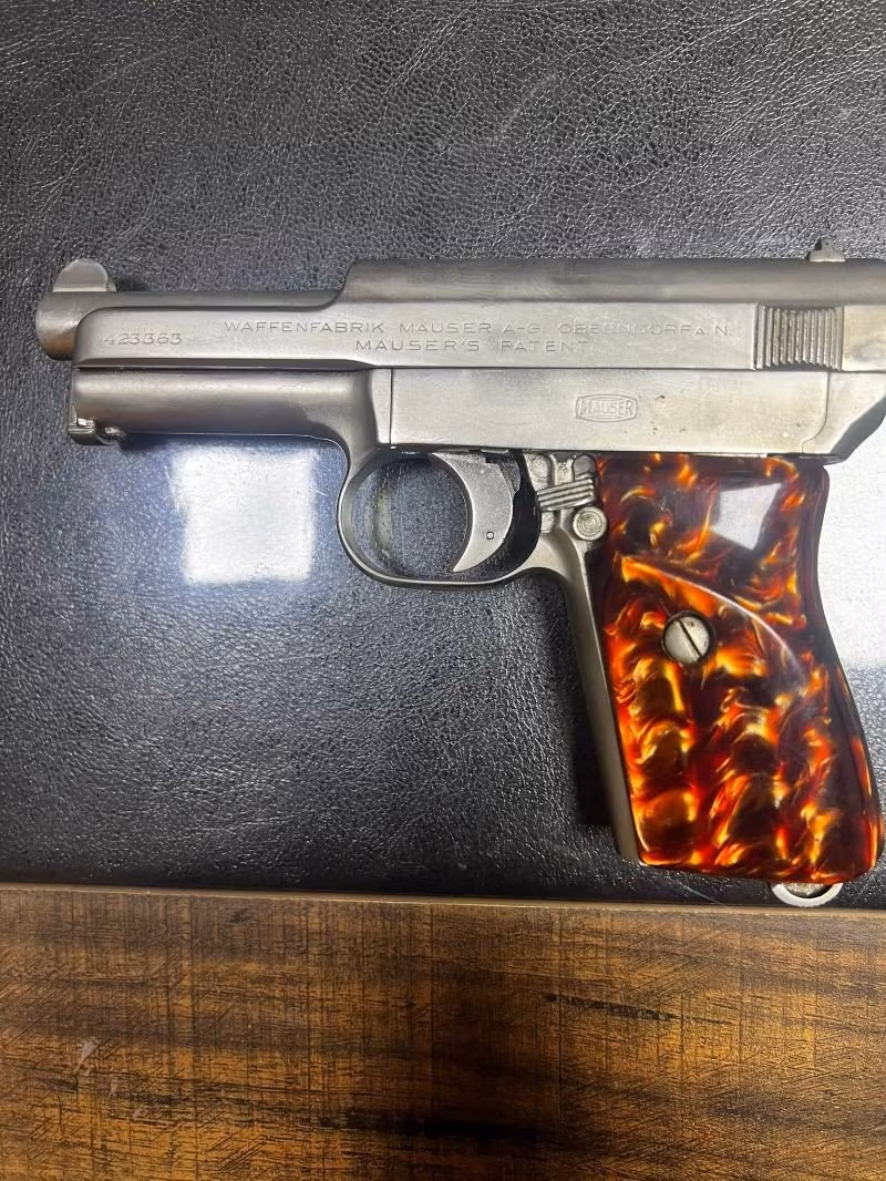 mauser 7,65 alman silahı tertemiz dede yadigarı