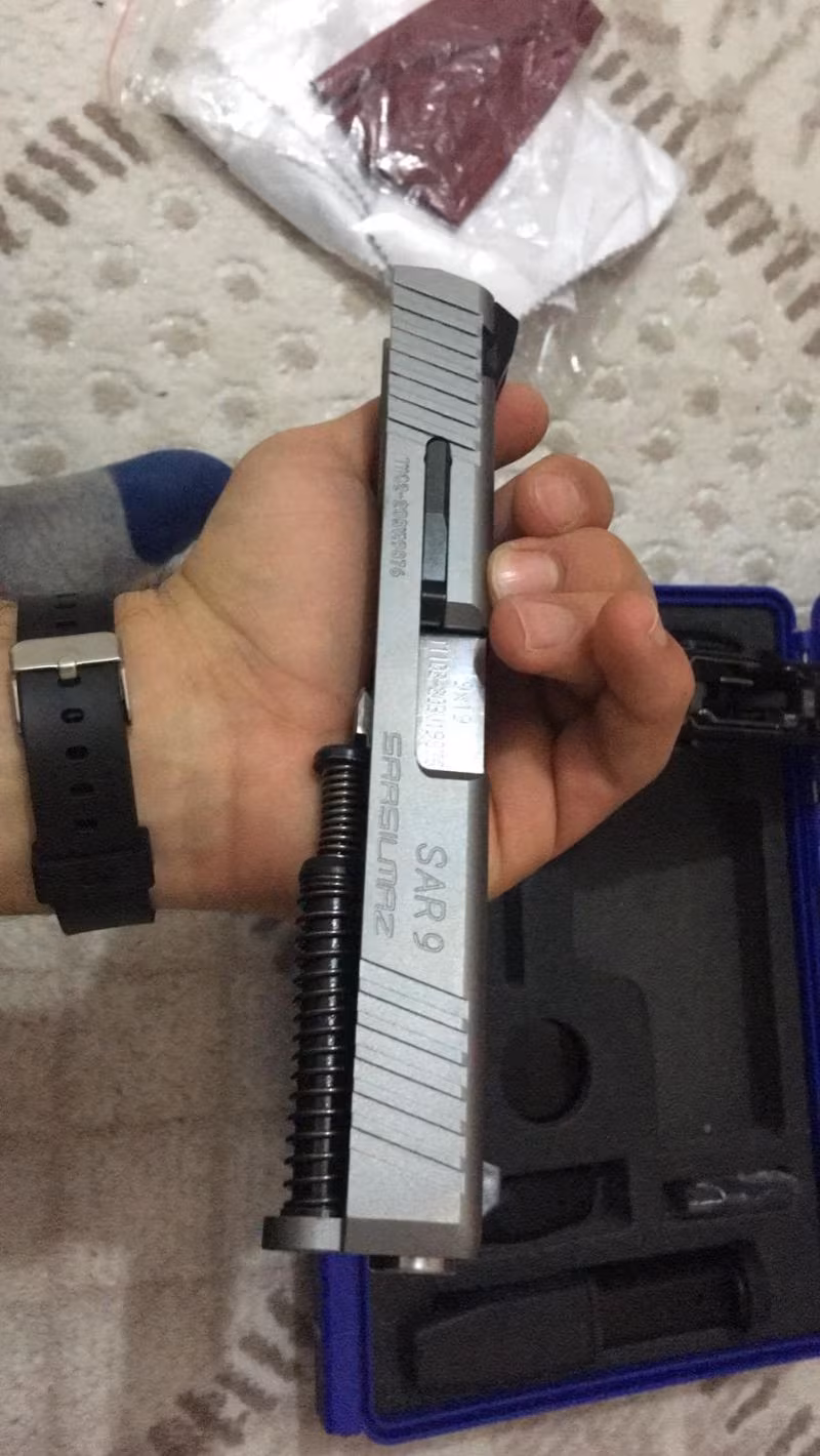 Askeri Personelden Temiz - Sorunsuz Sarsılmaz Sar 9 Parlak Çelik Model