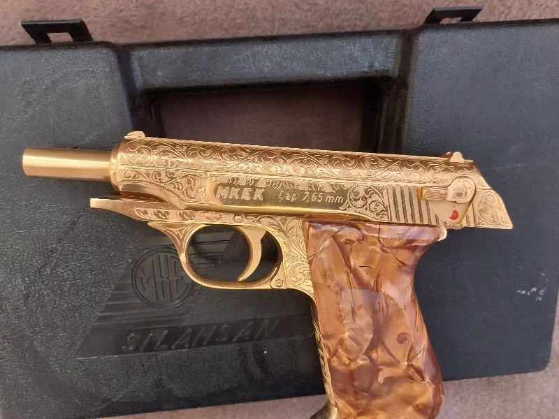 Altın kaplama 7.65 MKE