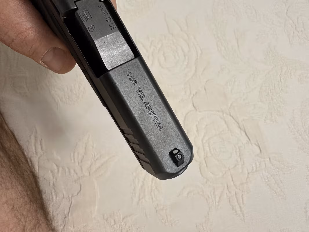 GLOCK 43X TC SERİ NO LU TÜRKİYE HARİTALI