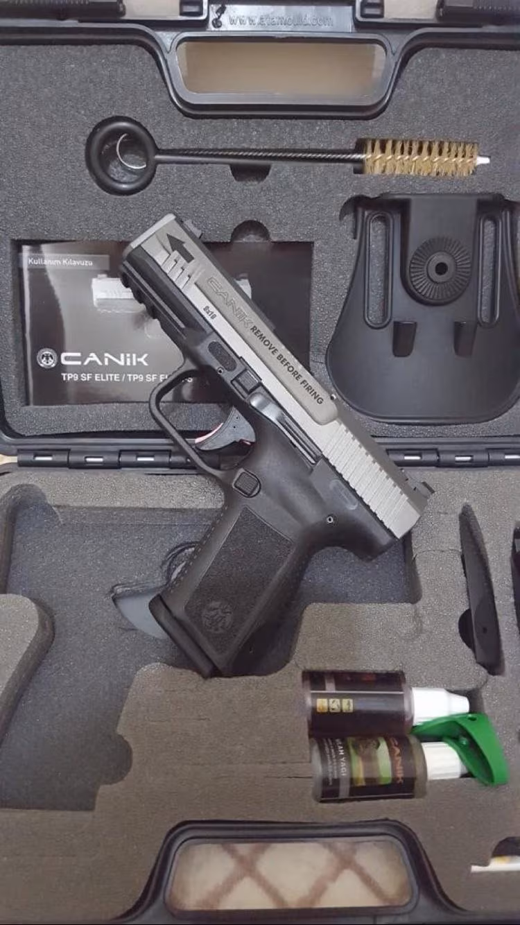 Canik elite tungsten hiç atış yapılmamış kutusunda