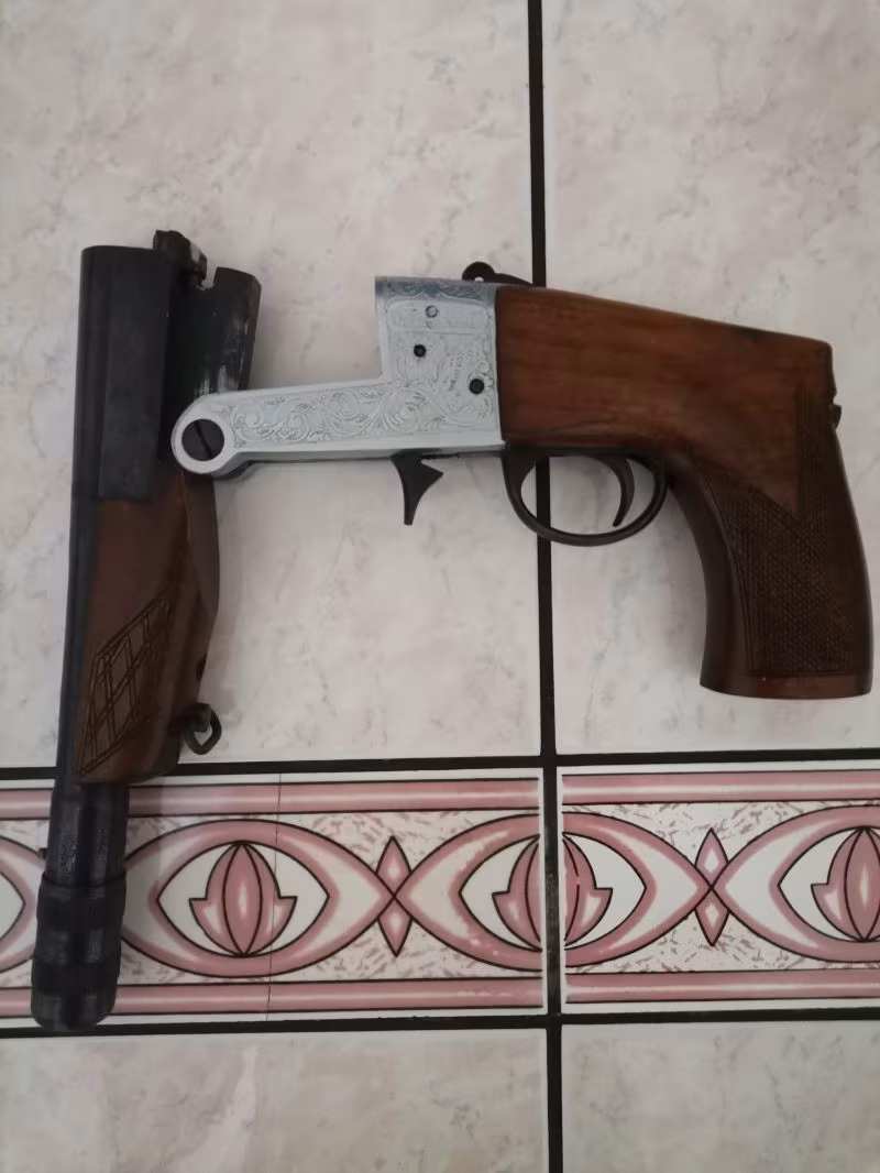 Antika tekli kırma gravür işlemeli