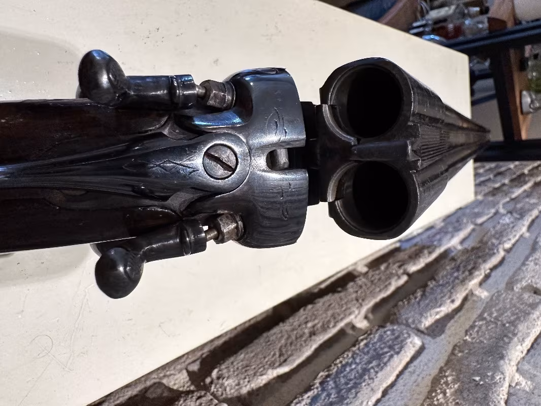 Antika,ruhsatlı,Belçika horozlu çifte