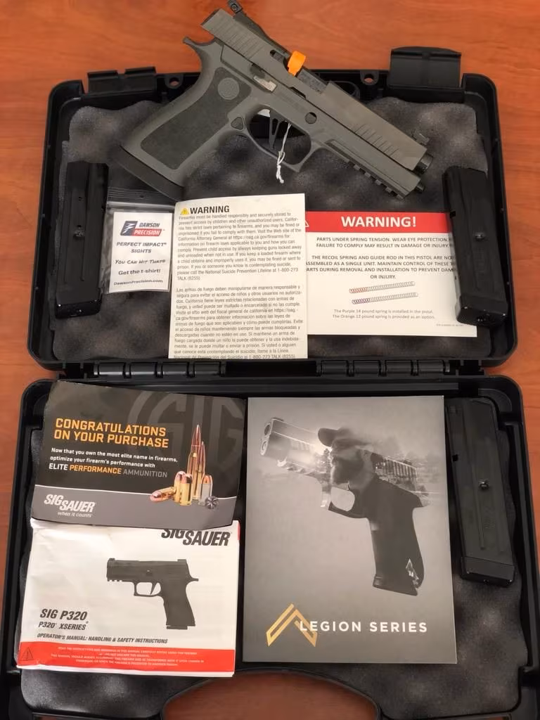 Sig Sauer p320 x5 Legion
