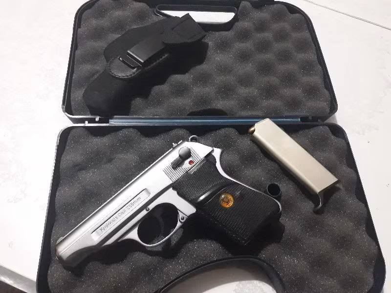 Ruhsatlı KIRIKKALE 7.65 mm. krom kaplama, ortapedik kabze, sorunsuz