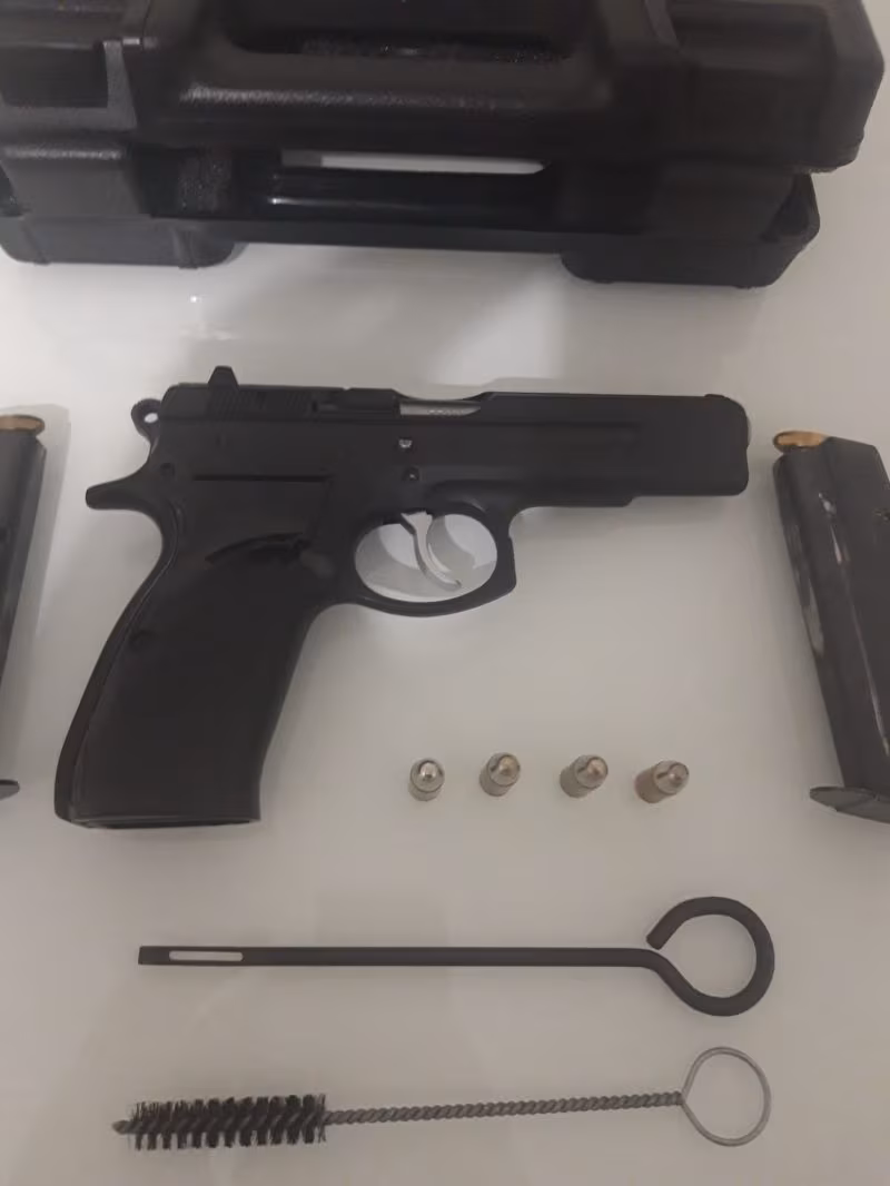 97 model CZ 75 B Sıfır ayarında 16.000 tl