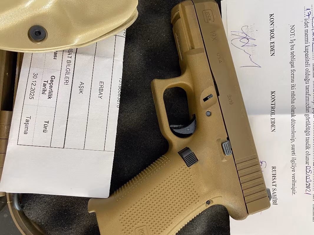 GLOCK 19 X Sahra Rengi 2021 Mart MKE çıkışlı