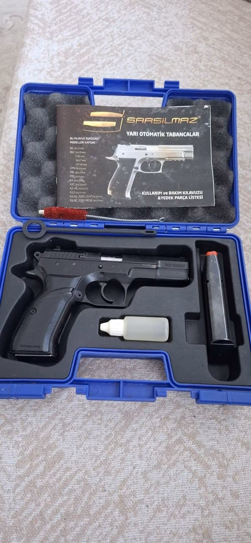 Sarsılmaz k11 bulundurma ruhsatlı . Son 1 Ay teslim edilecek