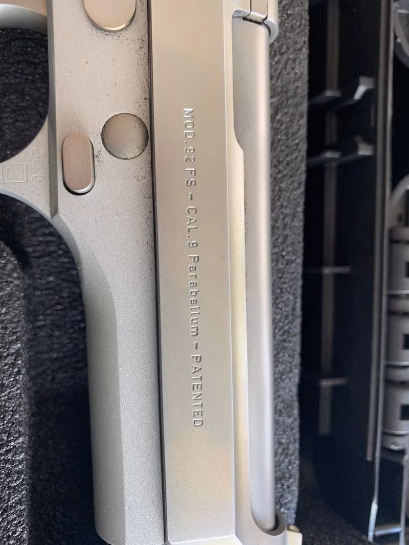 9mm baretta sıfır ayarında 1 yıllık silah