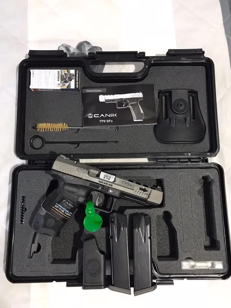 ACİL İHTİYAÇTAN CANİK TP9 SFX HİÇ KULLANILMAMIŞ SIFIR TABANCA