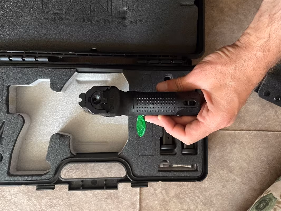 Polisten Ruhsatlı Kullanılmamış Siyah CANİK TP9 SA MOD 2