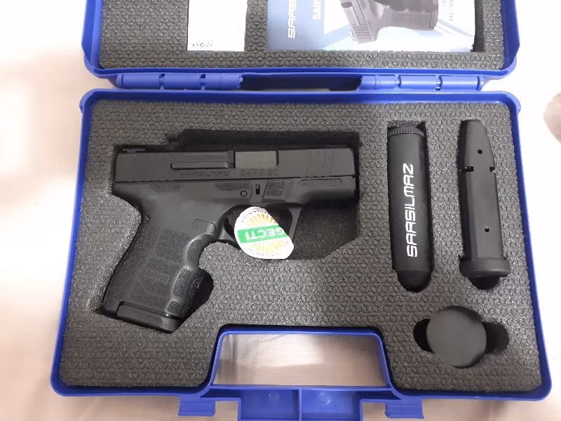 Sar9 SC Siyah 9x19 Tabanca - Trityum Gez Arpacık ( Gece Parlıyor )