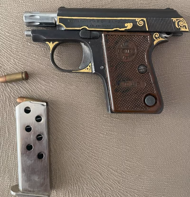 Astra Cub El işi Altın İşlemeli