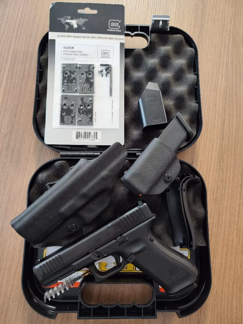 Glock 17 Gen 5 Mos 2022 Yapımı Atış Yapılmamış 1.000 adet 9 mm mermesi hediye