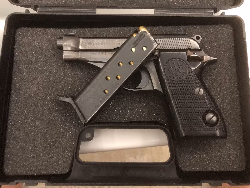 Düğmeli Baretta 7.65 çok Temiz