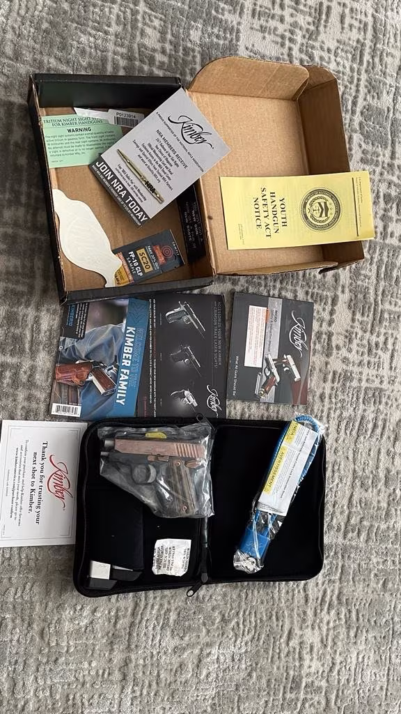 SIFIR KİMBER GOLD ROSE 380 ACP