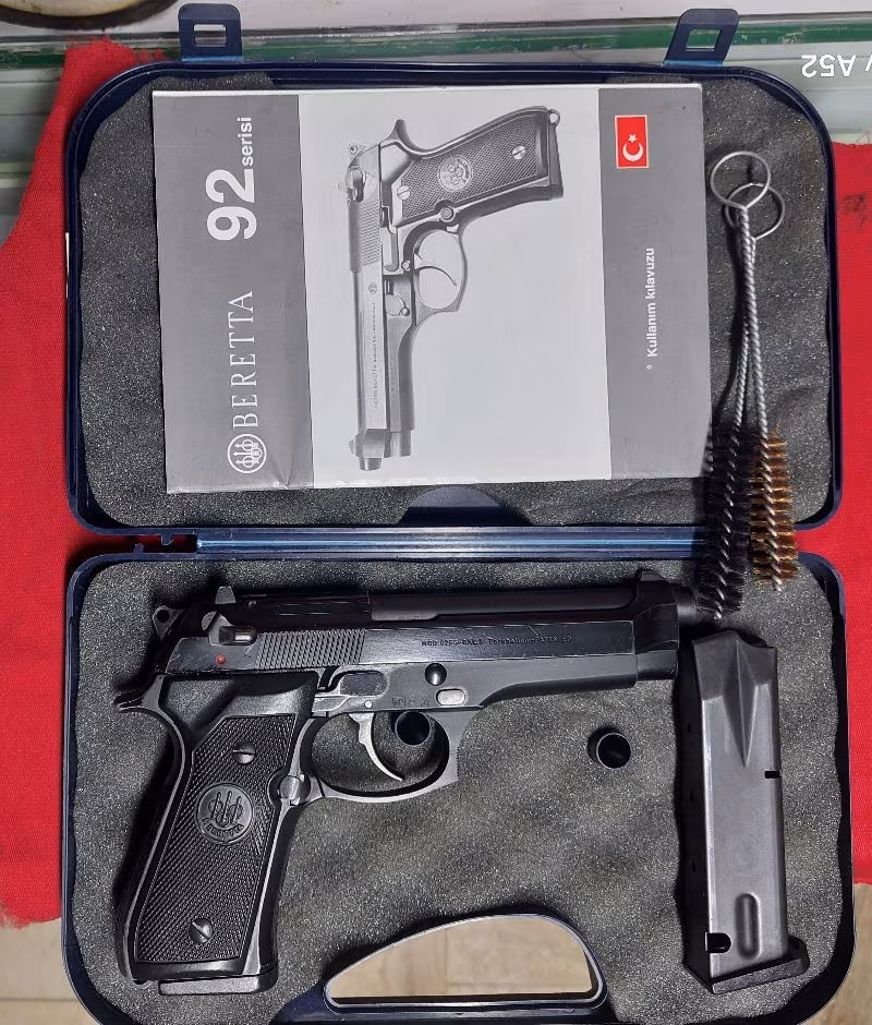 RUHSATLİ ORJİNAL ter temiz Beretta Mod 92 Fs