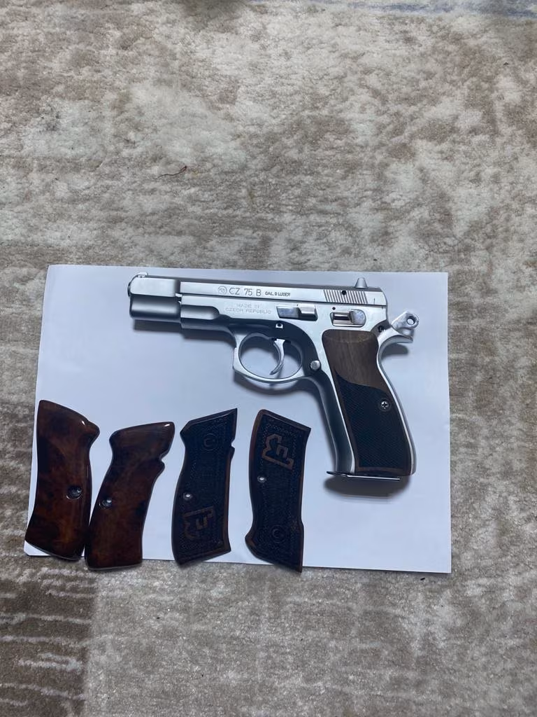 Düzcede krom kaplarılmış cz75b
