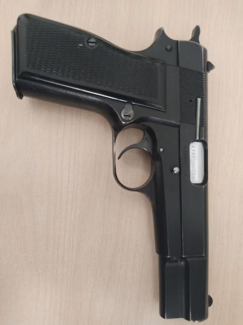 Emekli emniyet mensubundan Browning 14