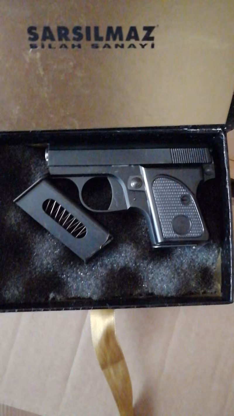 Sıfır sarsılmaz 6.35 tabanca ( RUHSATLI)