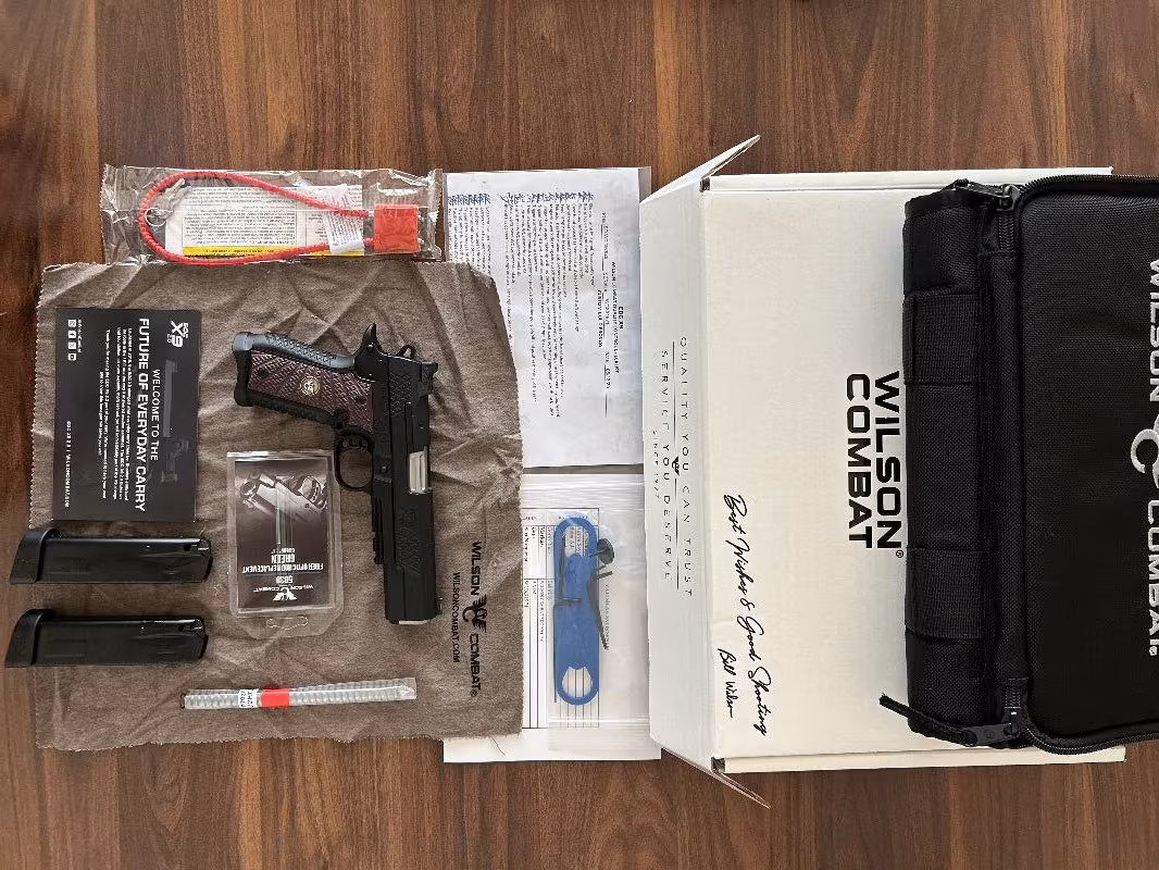 özel bir tabanca WİLSON COMBAT uzun namlu sıfır 2025 model 18+1 mermi kapasiteli