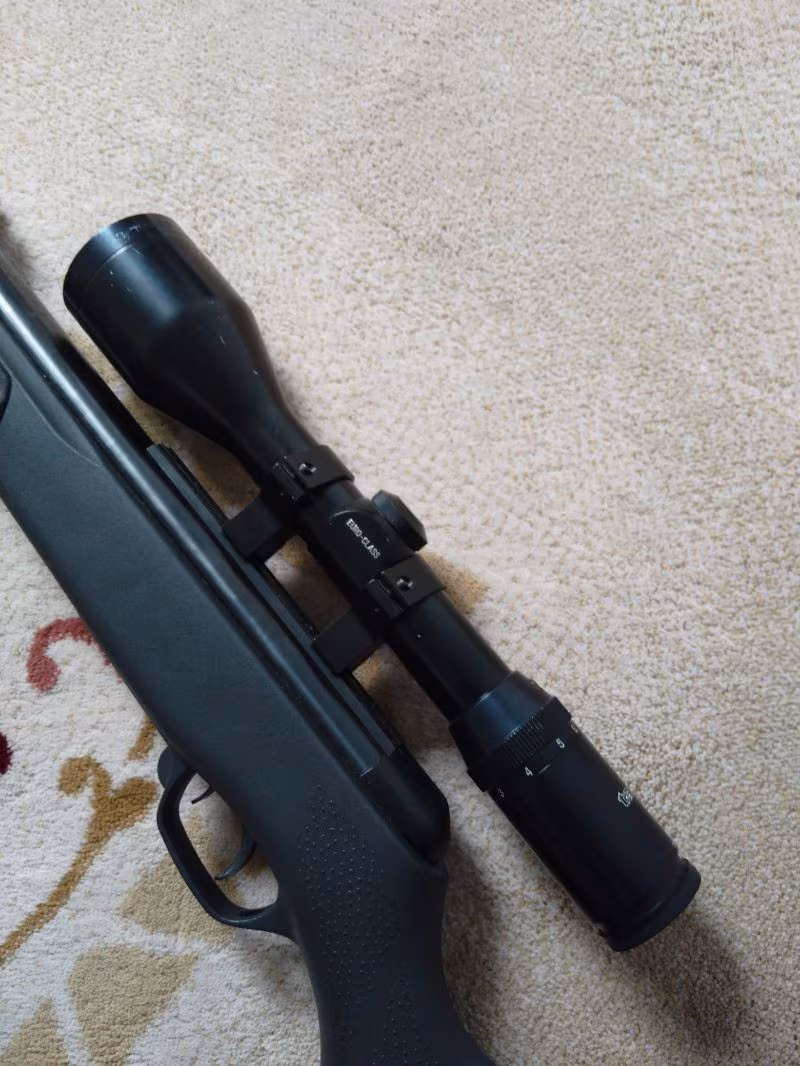 Havalı tüfek ve dürbün