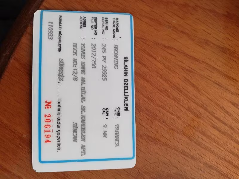 Emekli polis silahıdır çok temiz ve bakımlıdır orjinal 14 lü