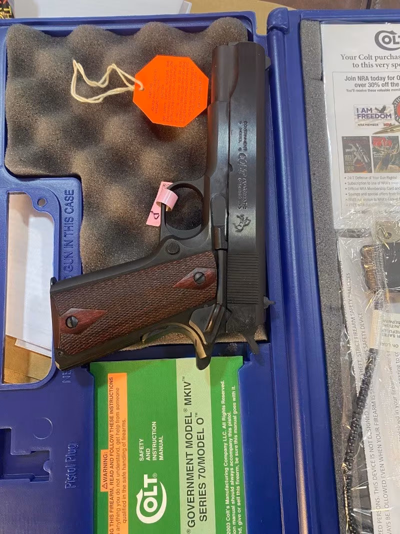 Sıfır kutusunda colt 1911