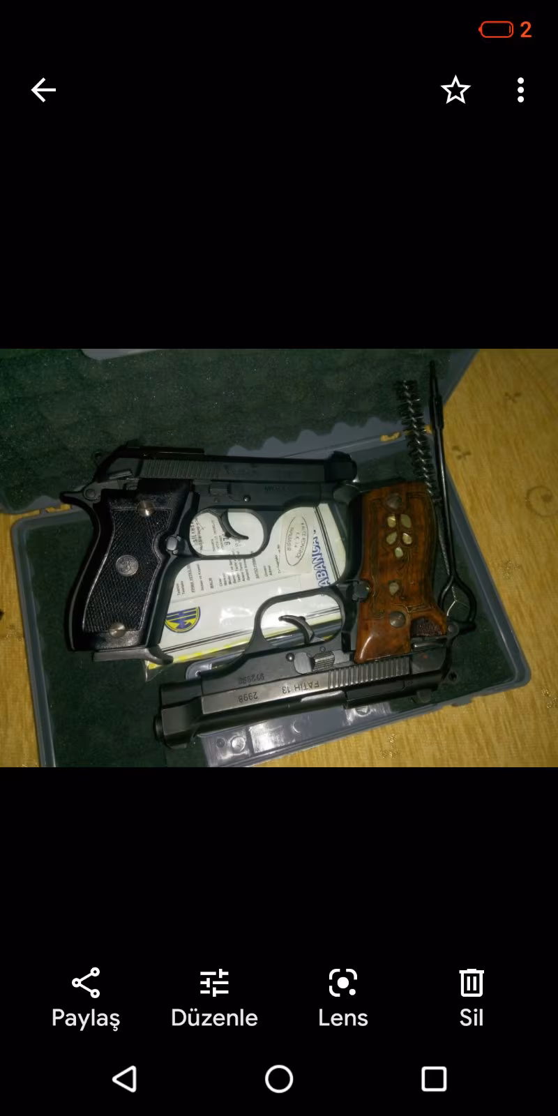 Ruhsatlı satış Fatih 13 lü 2 adet 1200 lira . Acil satılık