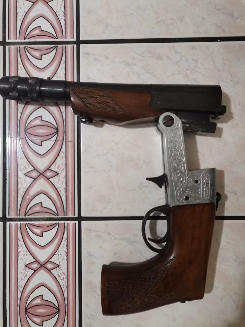 Antika tekli kırma gravür işlemeli