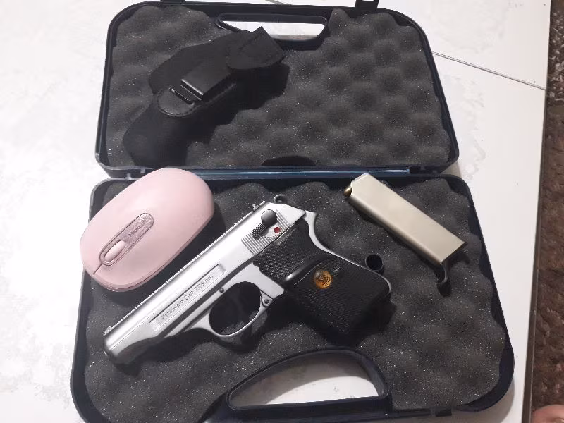 Ruhsatlı KIRIKKALE 7.65 mm. krom kaplama, ortapedik kabze, sorunsuz