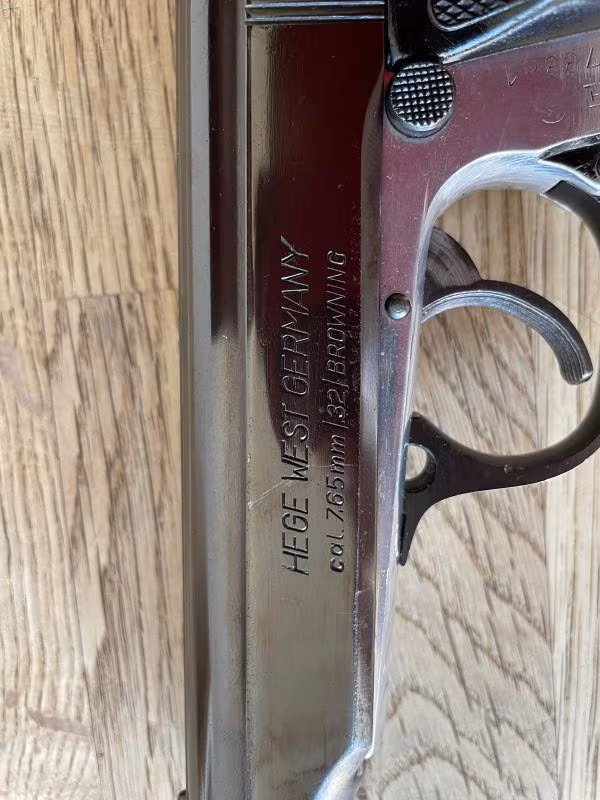 Hege West Germany 7.65 Browning ve Yedek Şarjörü
