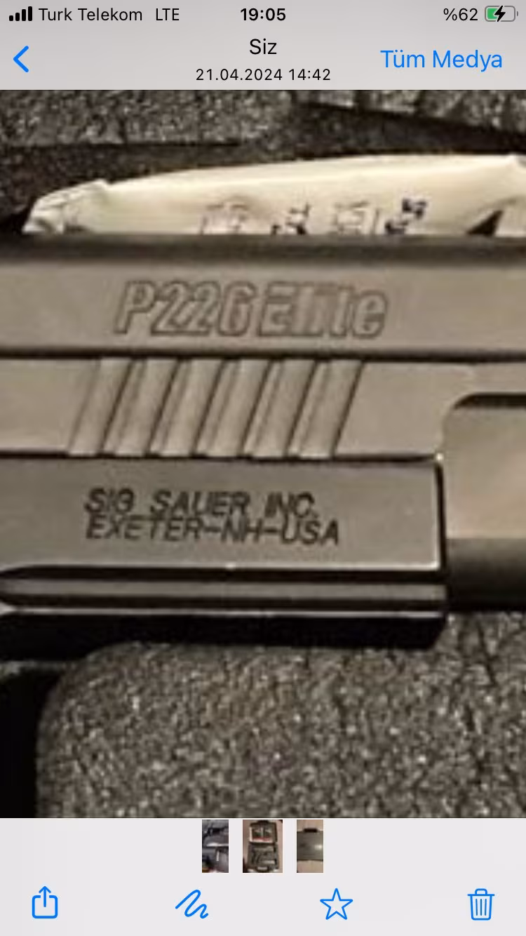 Sahıbınden Sıgsaur P226 elite
