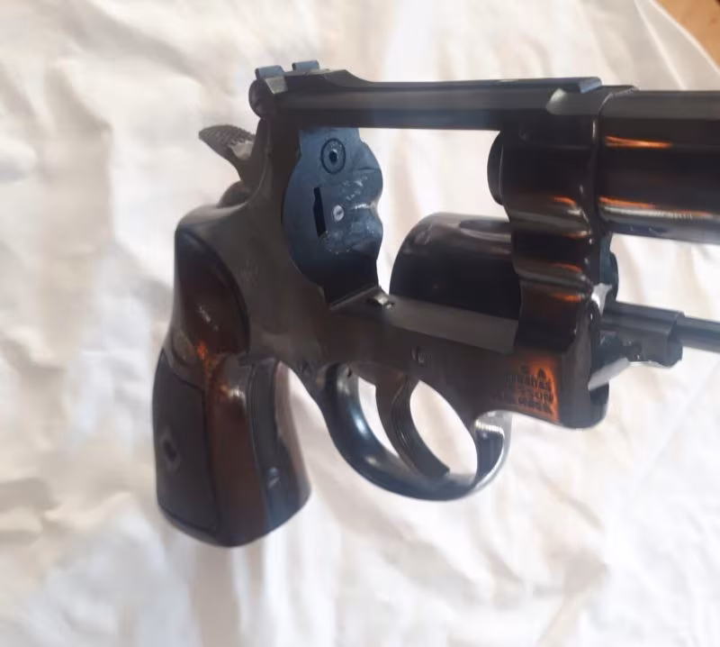 Smith Wesson 9.65 38 cal Uzun Namlu