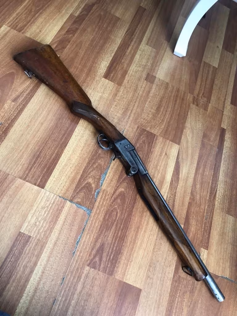 Beretta tek kırma deden kalma antika