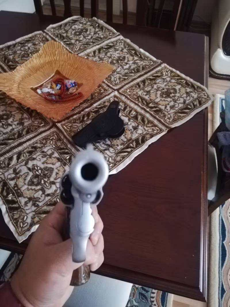 38 lik Smith wesson ABD yapımı toplu tabanca
